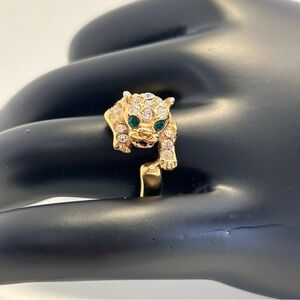 Cougar Cat Gold Plated 6.5 Ring